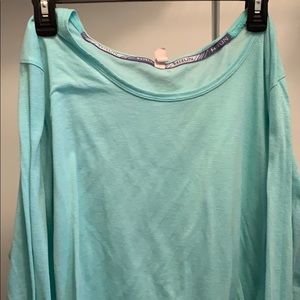 Teal Under Armour workout shirt
